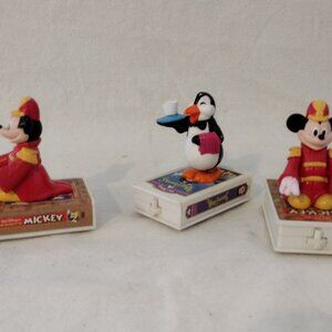 LOT OF 3 – 1998 McDonald's Happy Meal Disney Video Favorites Train Cars